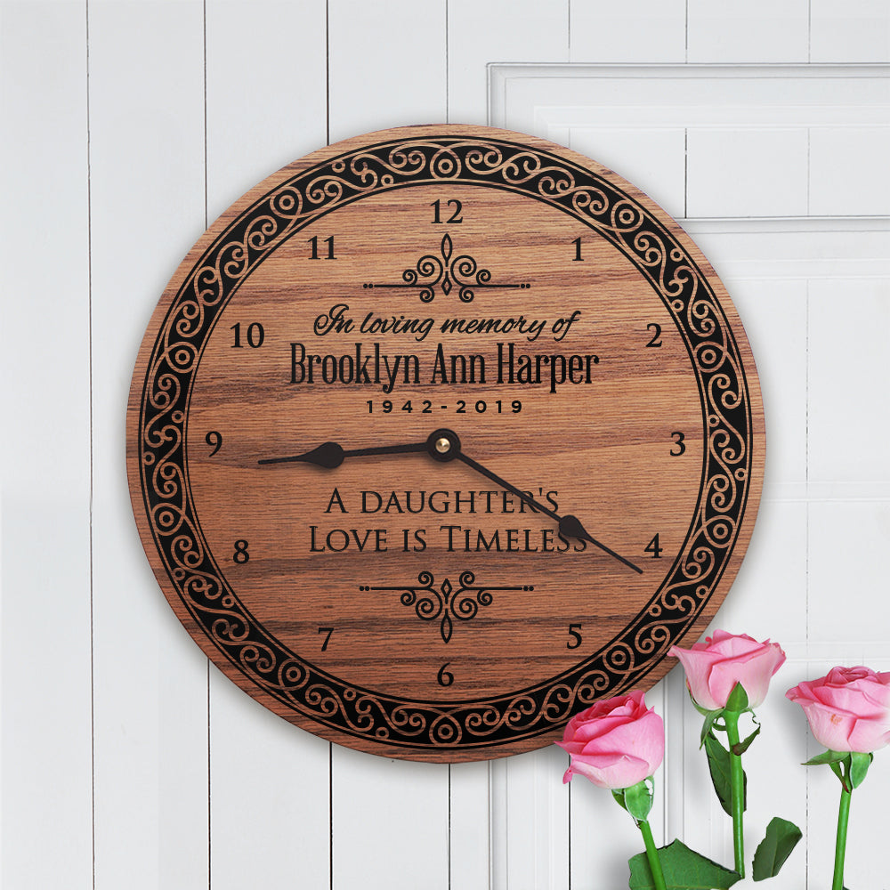 A Daughter's Love Is Timeless Memorial Gift