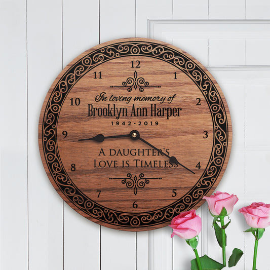 A Daughter's Love Is Timeless Memorial Gift