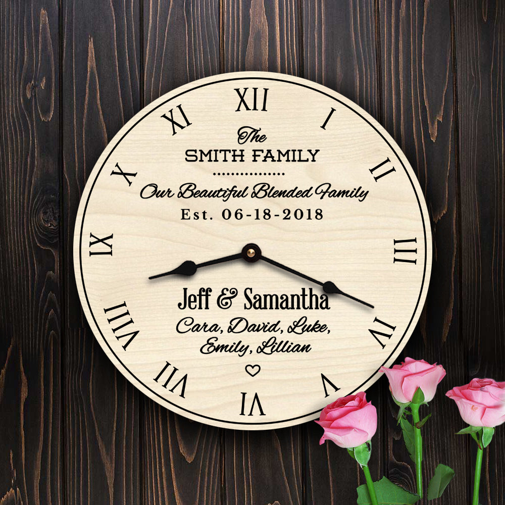 Our Beautiful Blended Family Remarriage Custom Gift