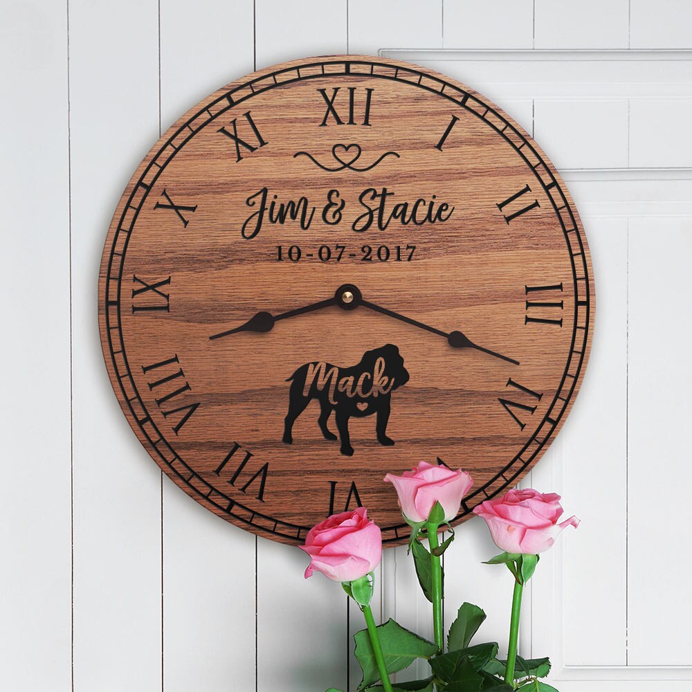 Bulldog Parents Personalized Owners Gift