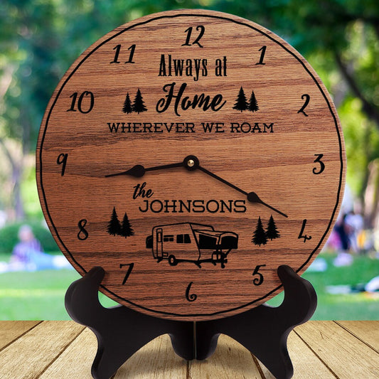 Always at Home Wherever We Roam Popup Camper