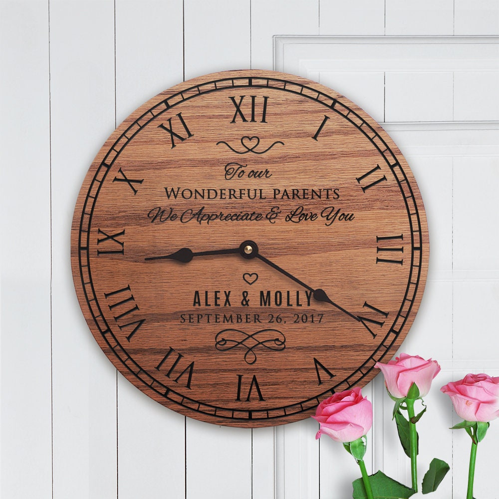 Personalized Wedding Gift for Parents from Bride and Groom