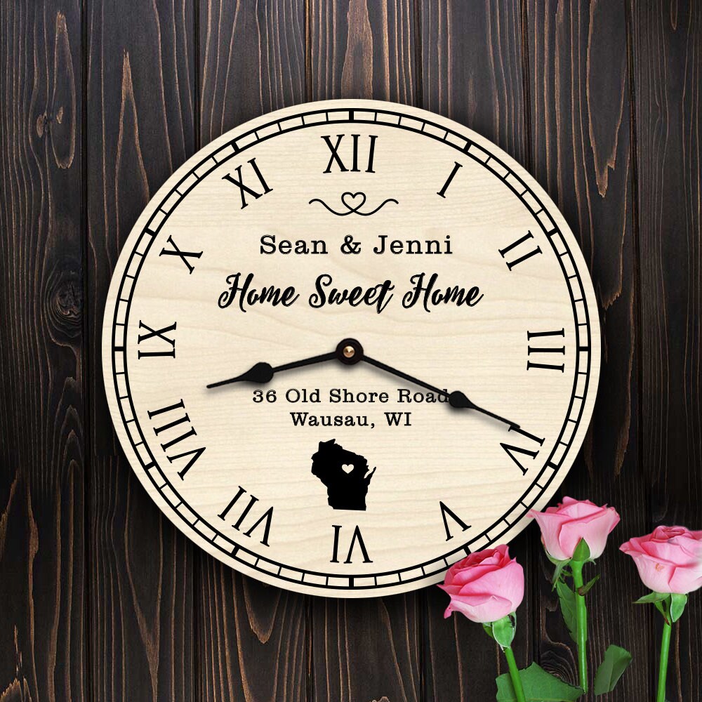 Wisconsin Housewarming Gift Home Sweet Home