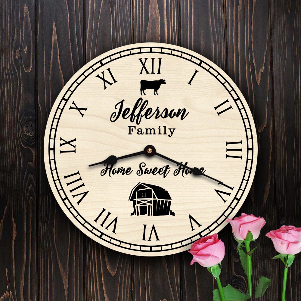 Cow Dairy Farm Home Sweet Home Family Milk Barn Decor