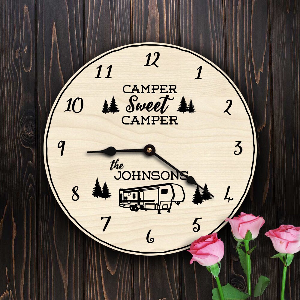 Camper Sweet Camper 5th Wheel RV Decor