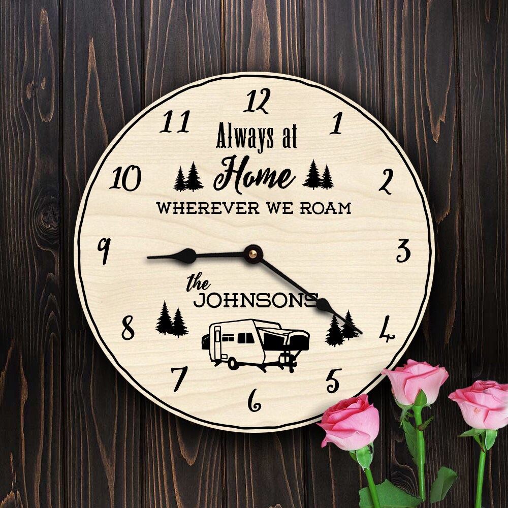 Always at Home Wherever We Roam Popup Camper