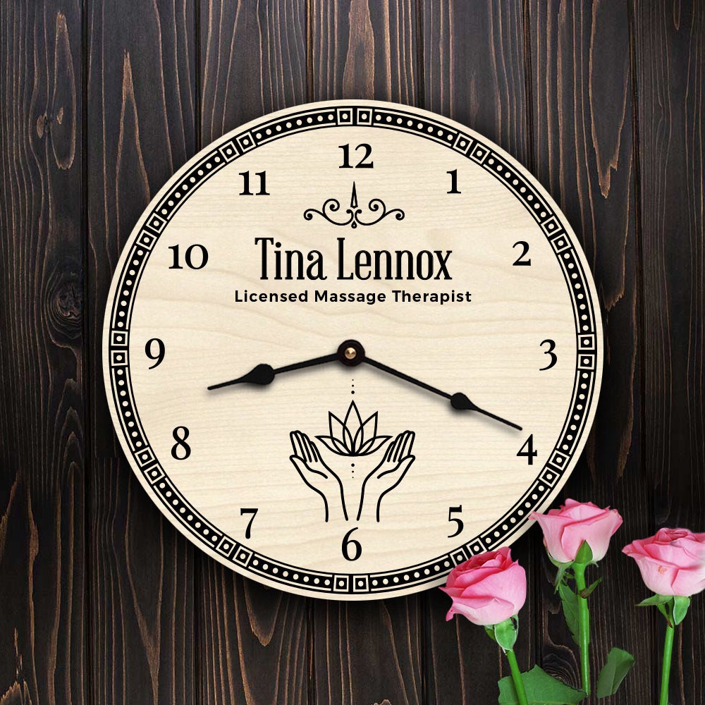 Massage Therapist Gift Lotus Hands Swedish Masseuse