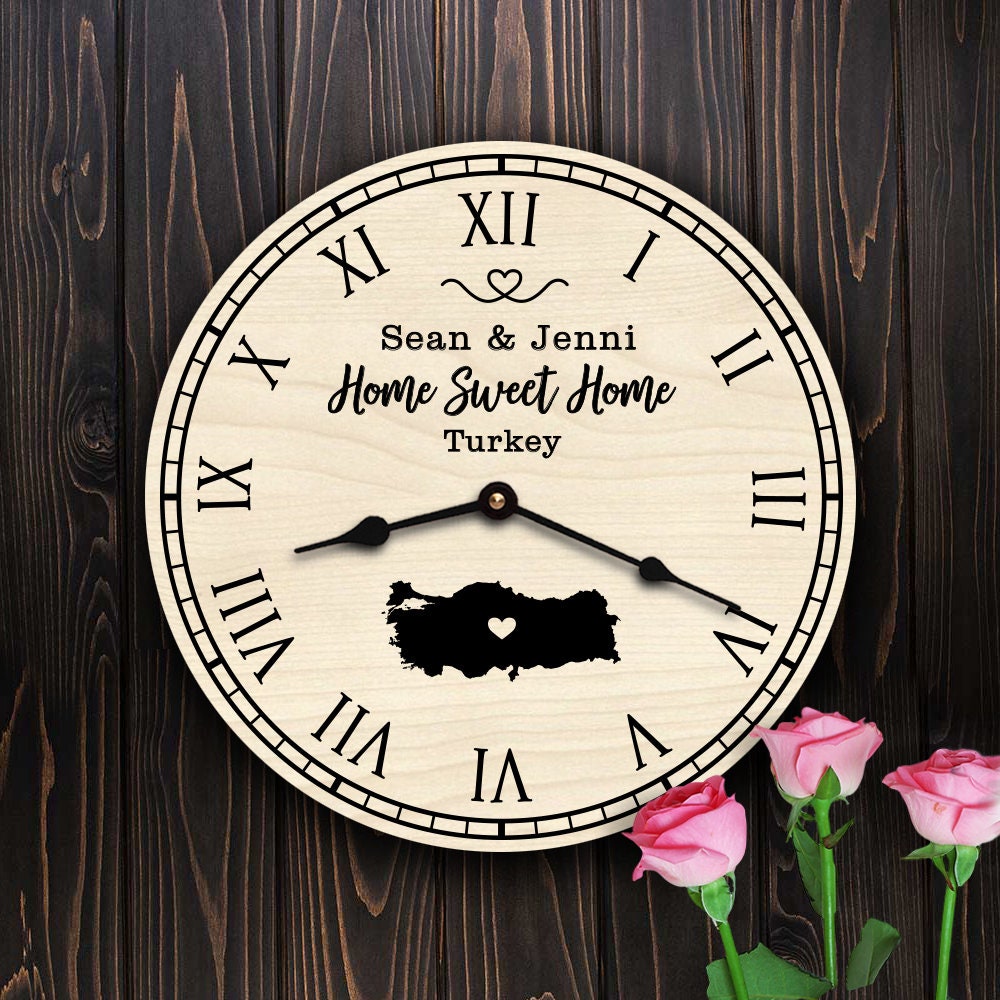 Turkey Housewarming Gift Turkish Home Map Decor