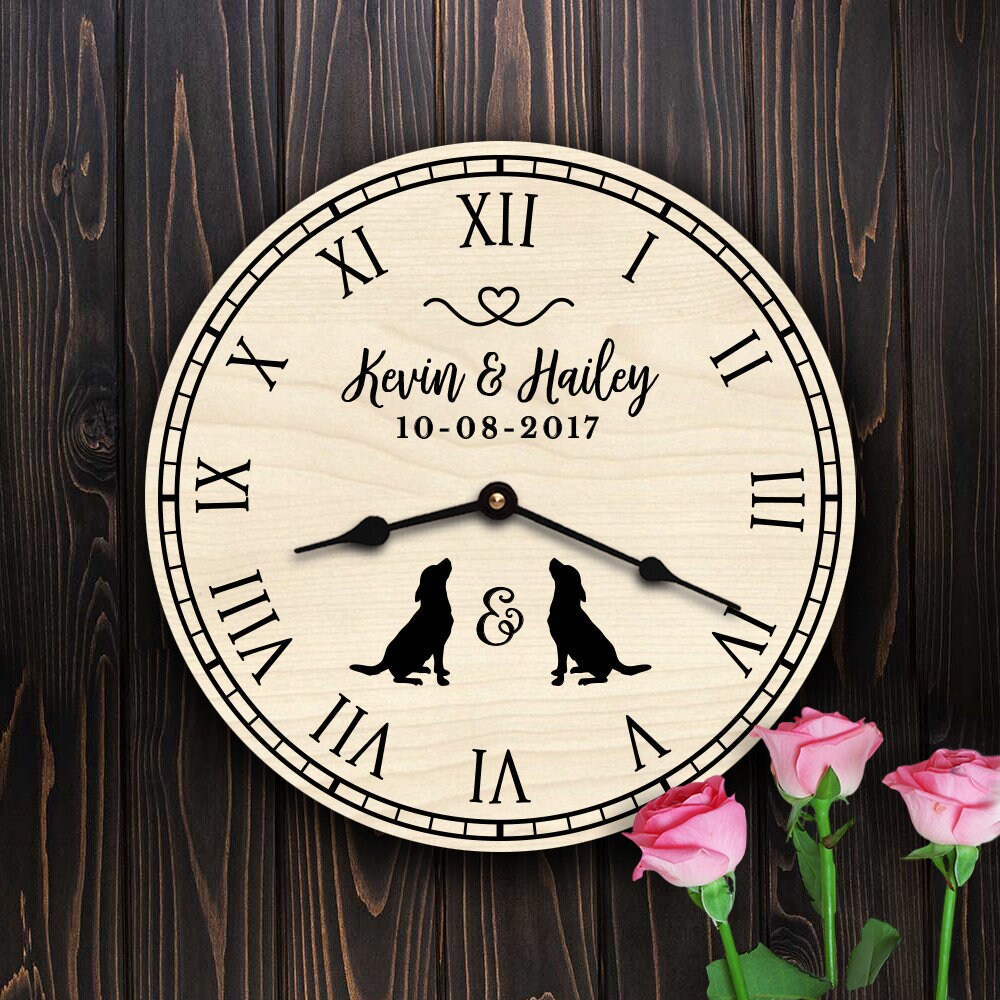 Dog Lovers Wedding Gift for Couple with Dogs