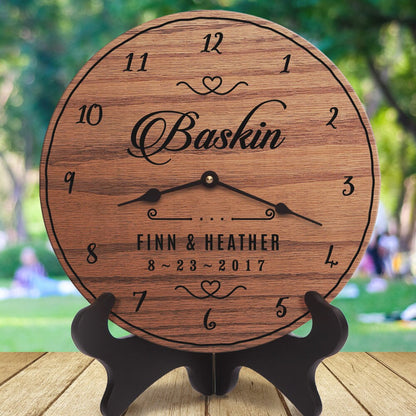 Table Decor at Wedding Reception - Personalized Wedding Day Gift