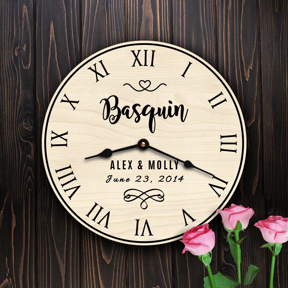 Newlywed Couples Gifts - Personalized Gift for Newlyweds - Custom Dates