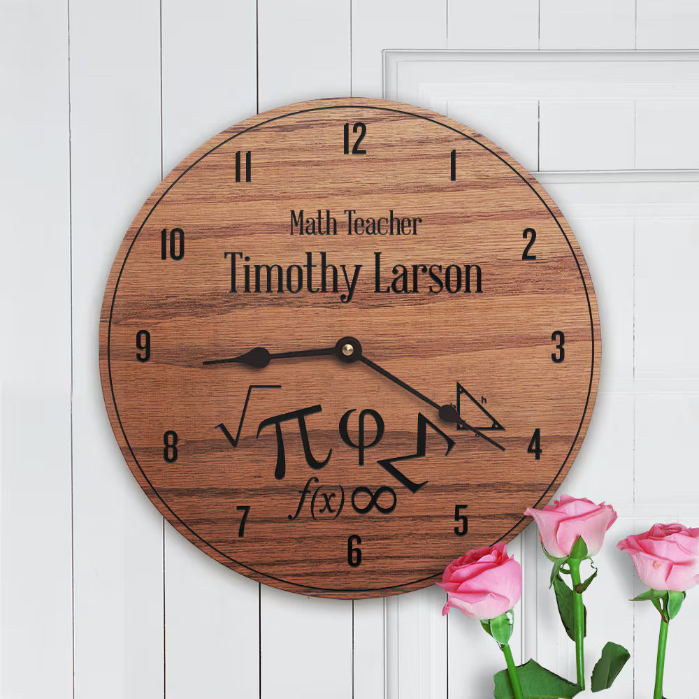 Personalized Math Teacher Gift for Tutor Appreciation