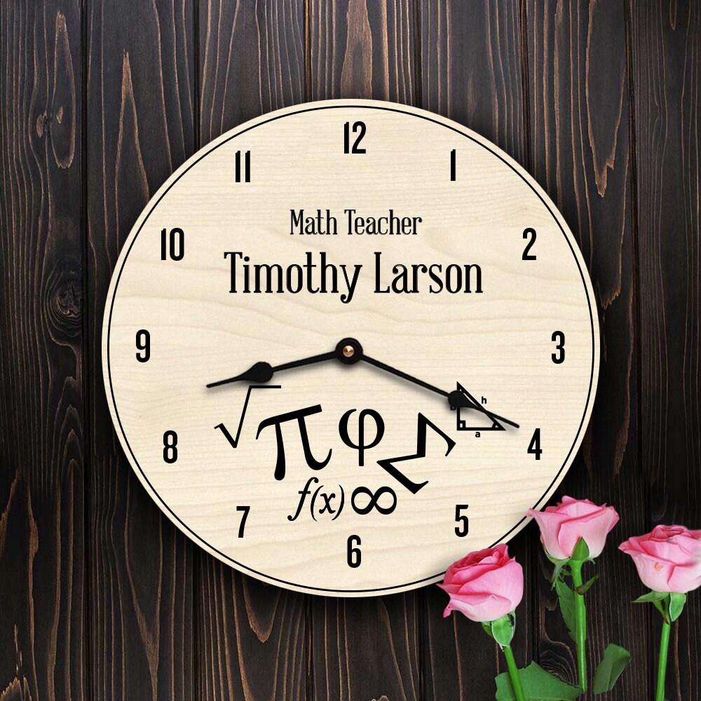 Personalized Math Teacher Gift for Tutor Appreciation