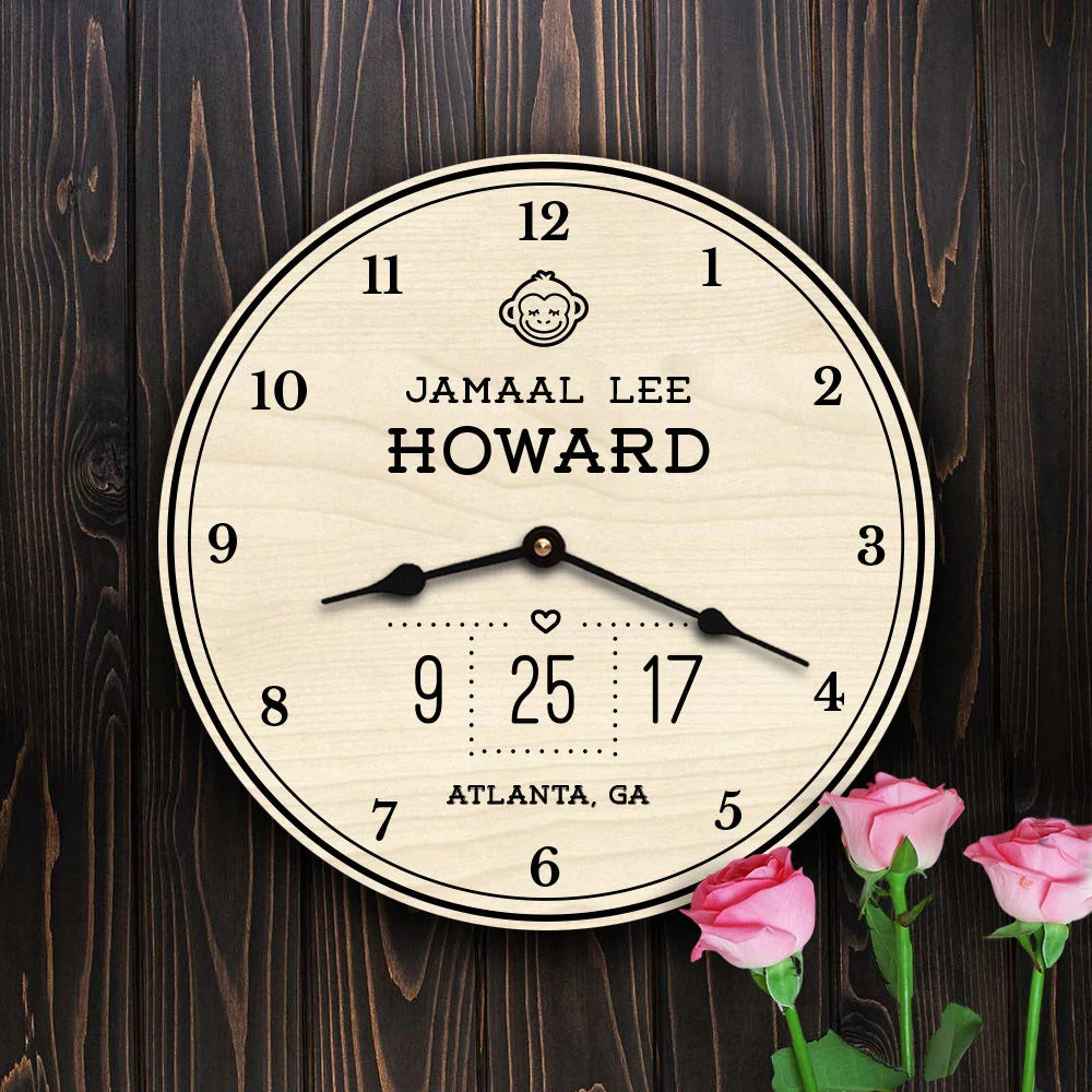 Personalized Gift for Boy's 1st Birthday Nursery Decor