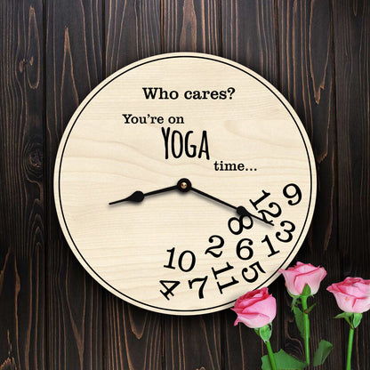 Funny Yoga Gift for People Who Love Yoga Decor