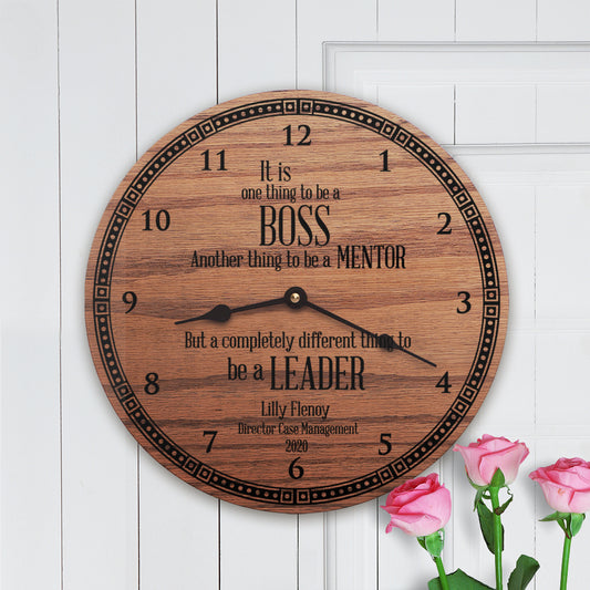Personalized Boss Gift Leadership Quote for CEO Owner