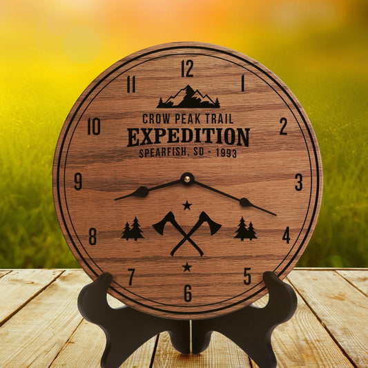 Outdoorsy Couple Mountain Climber Outdoor Axe Decor