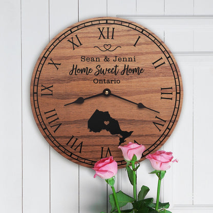 Ontario Housewarming Gift Canadian Home Map