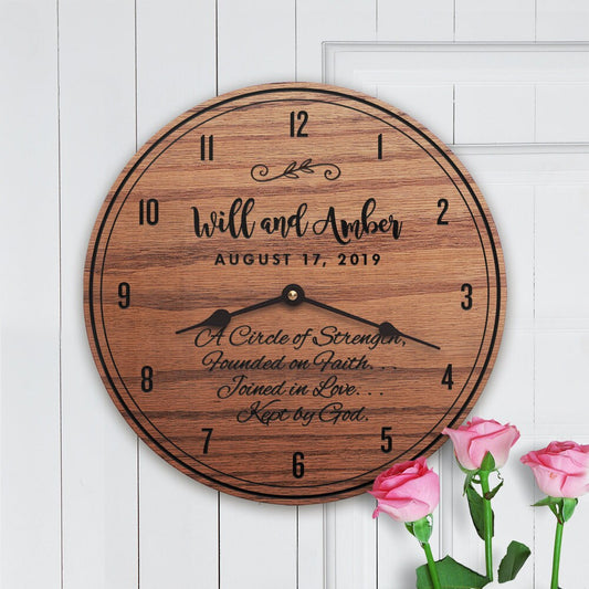 Personalized Gift for Wedding Couple Circle of Strength