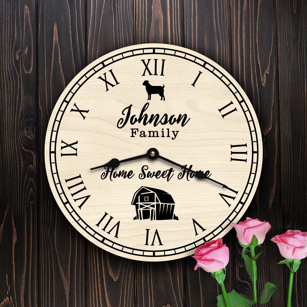 Goat Farm Decor Personalized Family Gift
