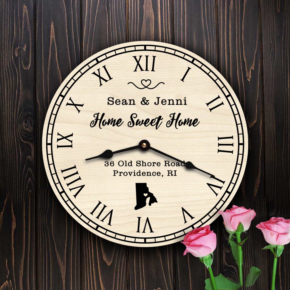 Rhode Island Housewarming Gift Home Sweet Home