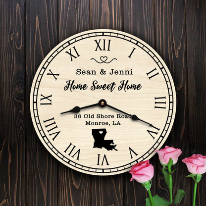 Louisiana Housewarming Gift Home Sweet Home
