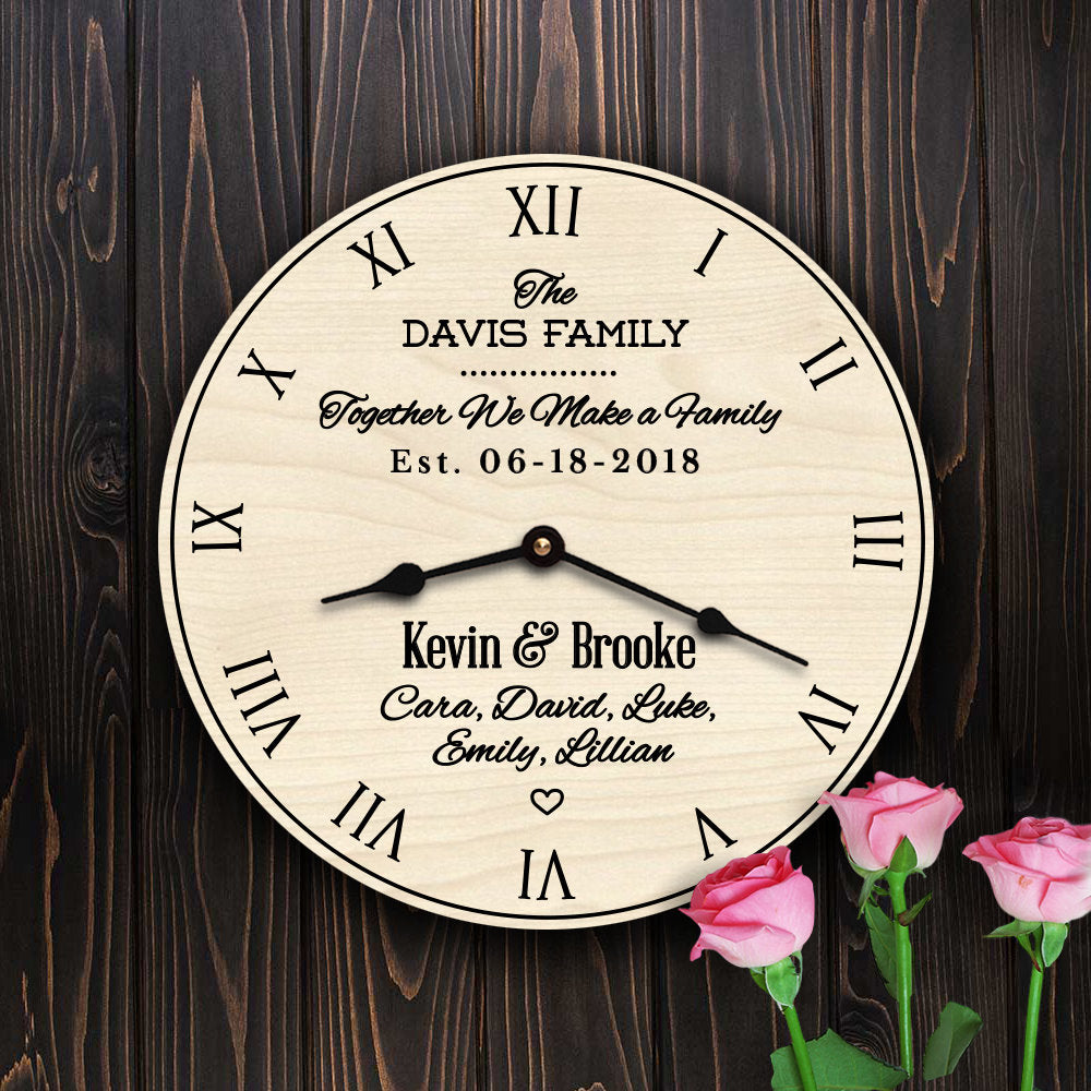 Together We Make a Family Blended Couples Gift