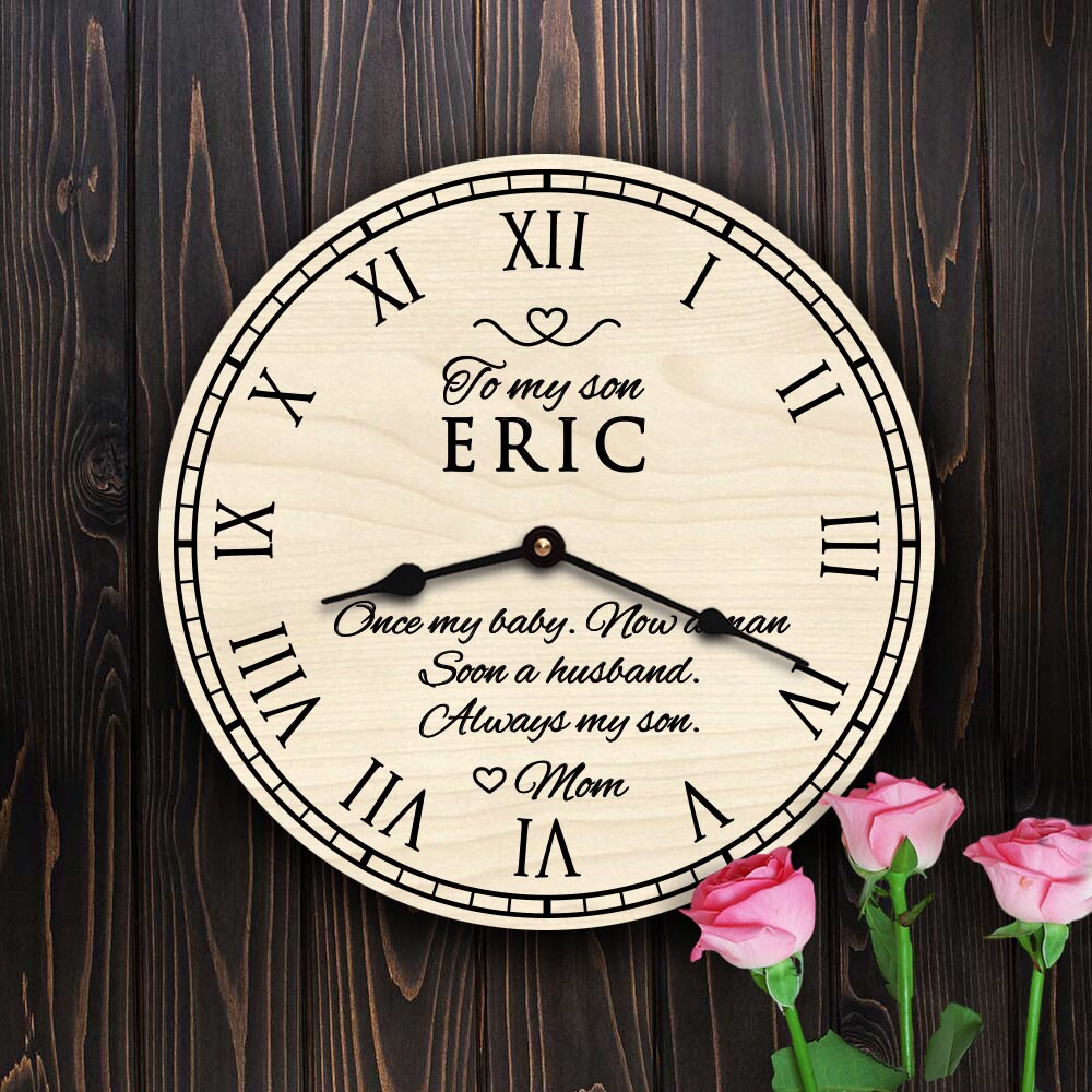 Wedding Day Custom Gift from Mom to Son