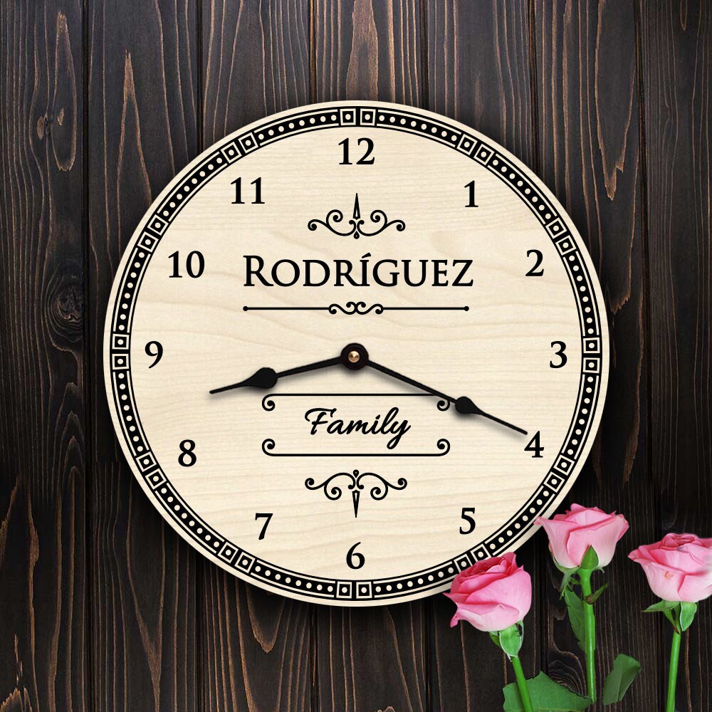 Spanish Decor Surname Custom Last Name Family Gift