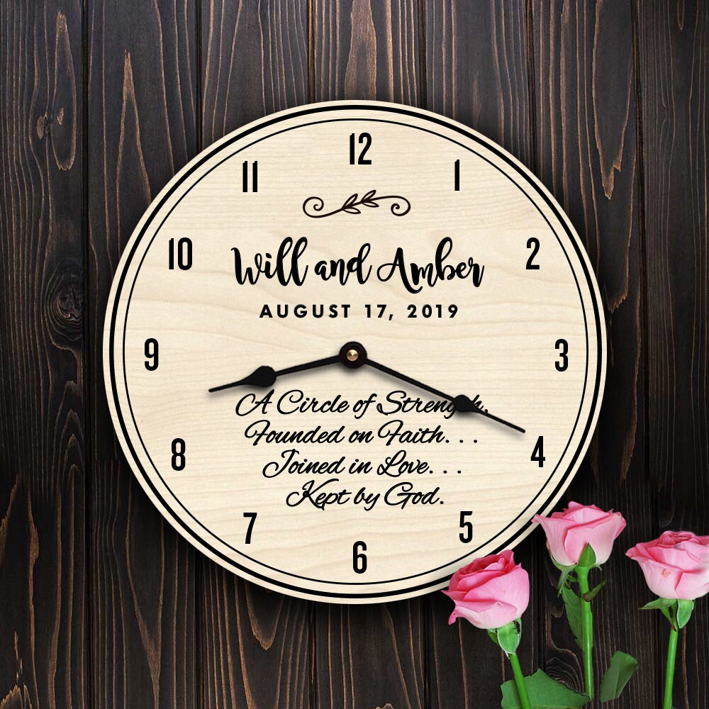 Personalized Gift for Wedding Couple Circle of Strength